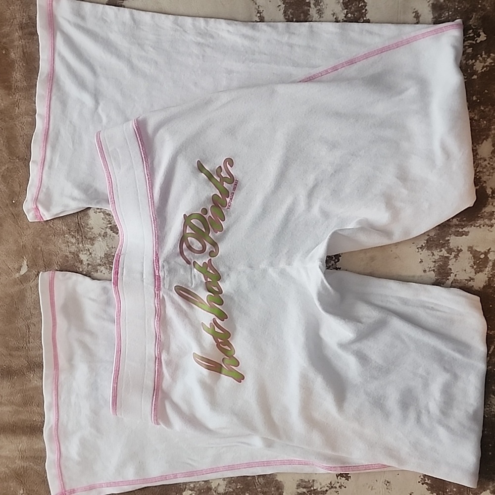 Y2K Love Pink VS Hot Hot Pink Flare Sweatpants. Size: S